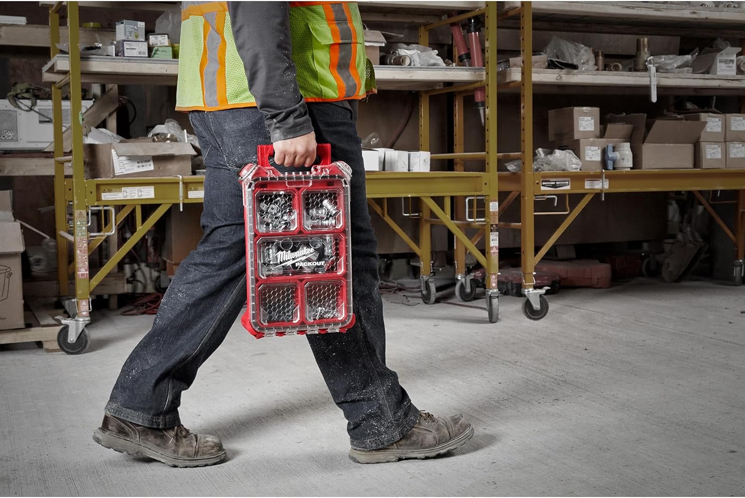 Компактний низькопрофільний органайзер Milwaukee PACKOUT 48-22-8436 - Зображення 9