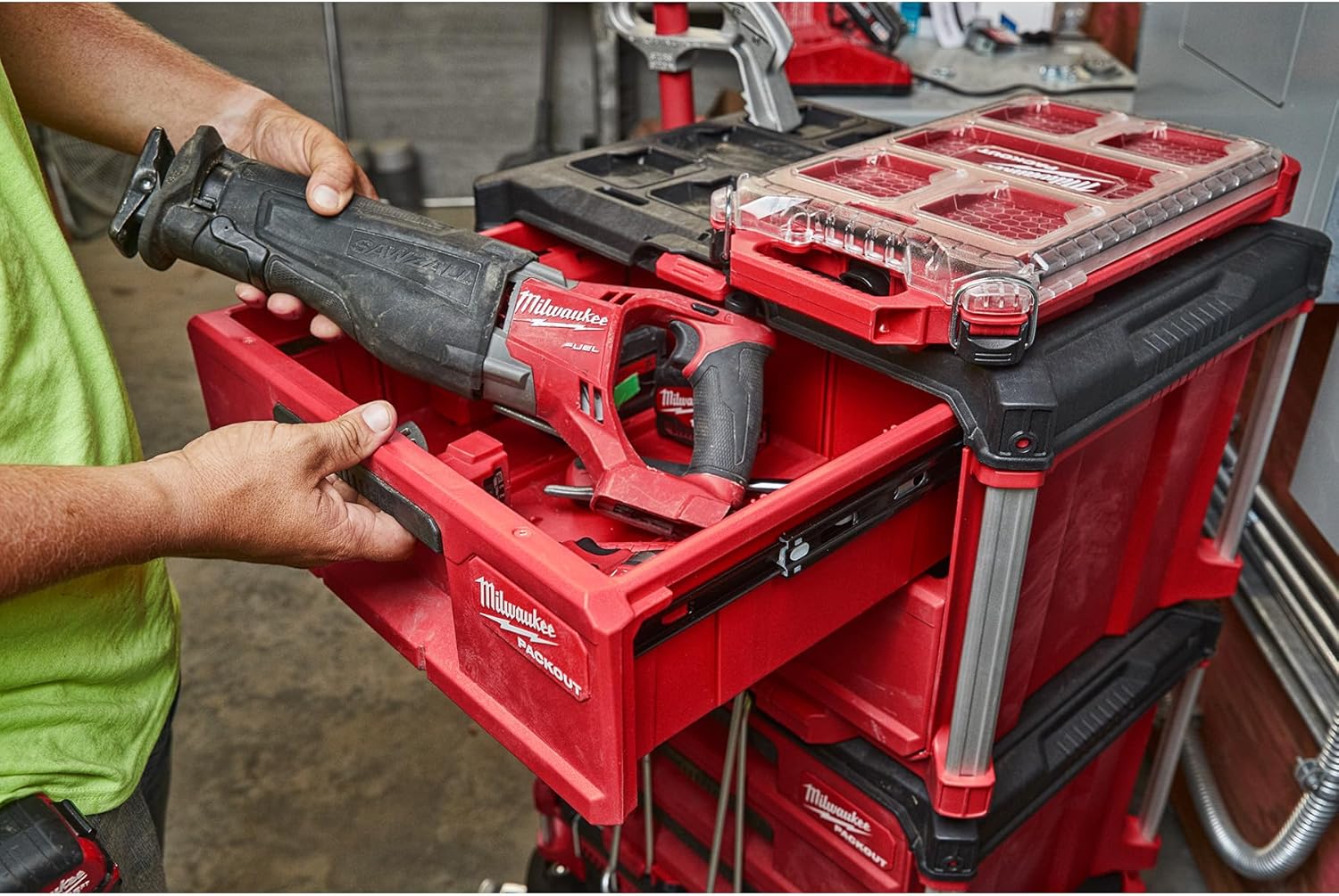 Компактний низькопрофільний органайзер Milwaukee PACKOUT 48-22-8436 - Зображення 7